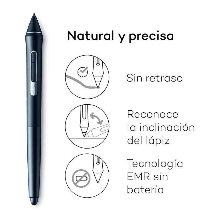 Wacom Cintiq 16 - Monitor Interactivo y bolígrafo Wacom Pen Pro 2, Pantalla LCD de 16" para diseño digital