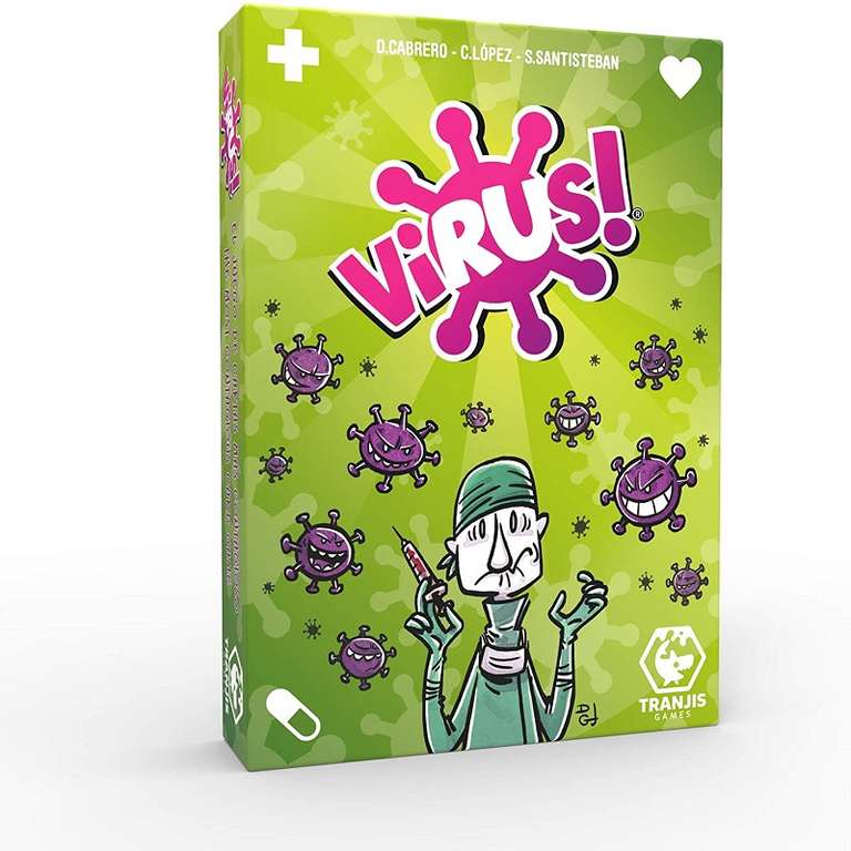 Tranjis Games-Virus, Juego de Cartas (11.99€ sin cupones)