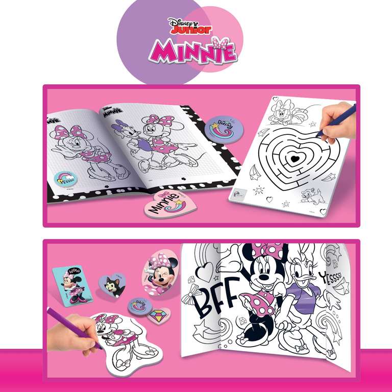 Minnie Colorear y Drawing School Liscianigiochi at Amazon - Mochila ...