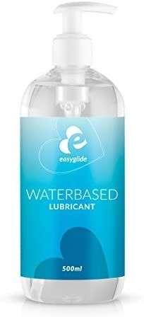 EasyGlide Lubricante a Base de Agua - Lubricantes Sexuales Estimulantes - No Pegajoso, Apto para Preservativos y juguetes sexuales - 500 ml
