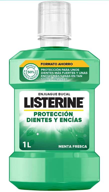 Listerine Enjuague Bucal Dientes y Encías, 1000 ml