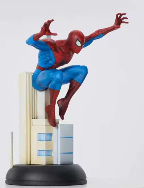 Diamond Select Figura Leaping Spiderman Exclusiva 25 Aniversario Sd Figura Marvel Gallery