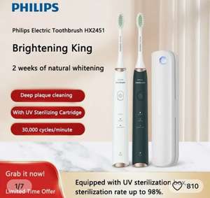 Conjunto Philips HX2451 para esterilización con cepillo de dientes sónico