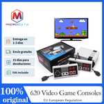 Consola de Videojuego Clásica, Miniconsola con 620 Juegos, Retro, NES 8-bi (Versión optimizada por 11,33€) (Desde España)