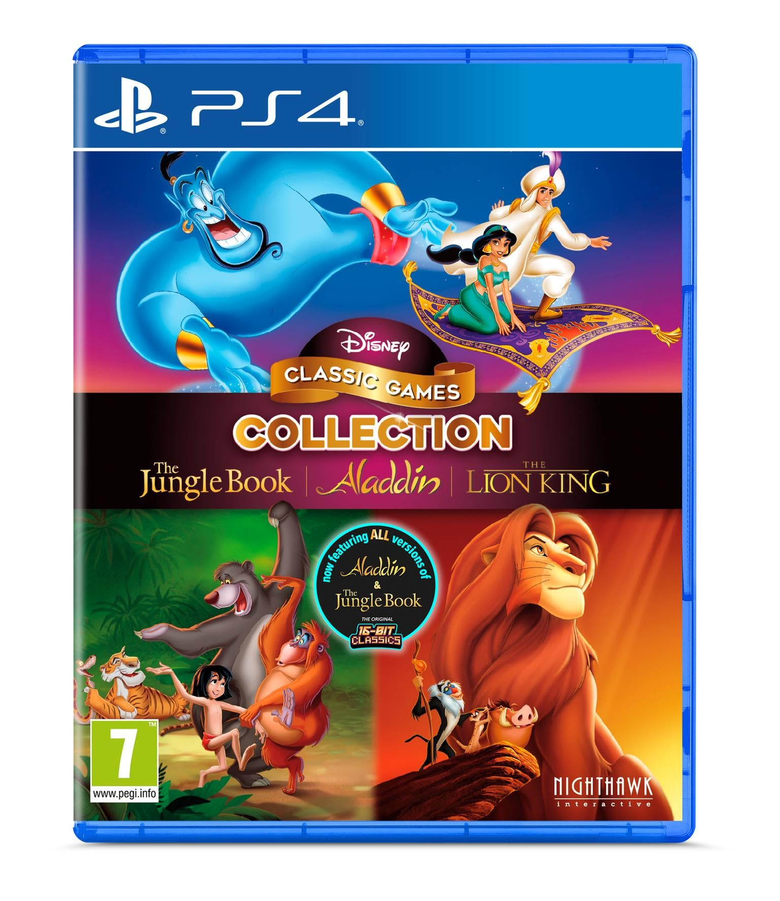 Disney Classic Aladdin,Lion King,Jungle Book - PS4