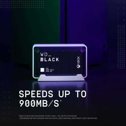 WD_BLACK D30 de 1 TB Game Drive SSD para Xbox ( SSD 1TB externo)