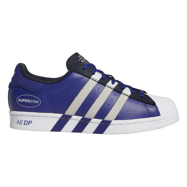 Zapatillas Adidas Superstar - cuero - azul