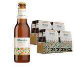 Pack 24 Botellas x 25 cl Alhambra Especial, Cerveza Especial de Fermentación Lenta, 5.4% Volumen Alcohol (también en latas)