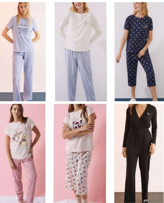 Recopilación pijamas Women'secret a 9'99€