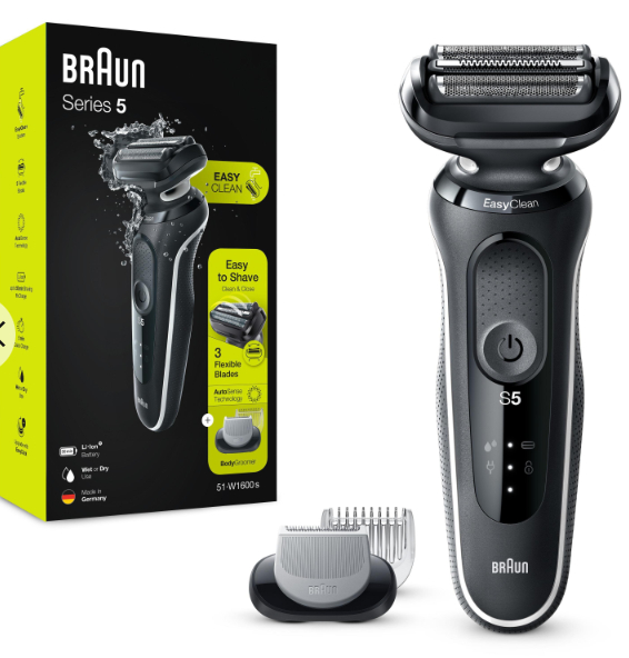 Afeitadora Corporal Braun Bodygroom Series 5 50-W1600s (en Carrefour)