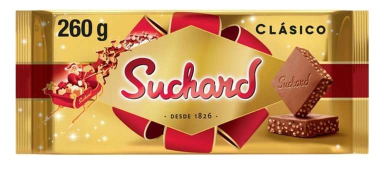 4 chocolates suchard clasico ( o cualquier turrón suchard)