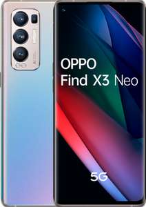 Móvil OPPO Find X3 Neo, Azul, 256GB, 12GB, 6.5" Full HD, Qualcomm Snapdragon 865, 4500 mAh, Android