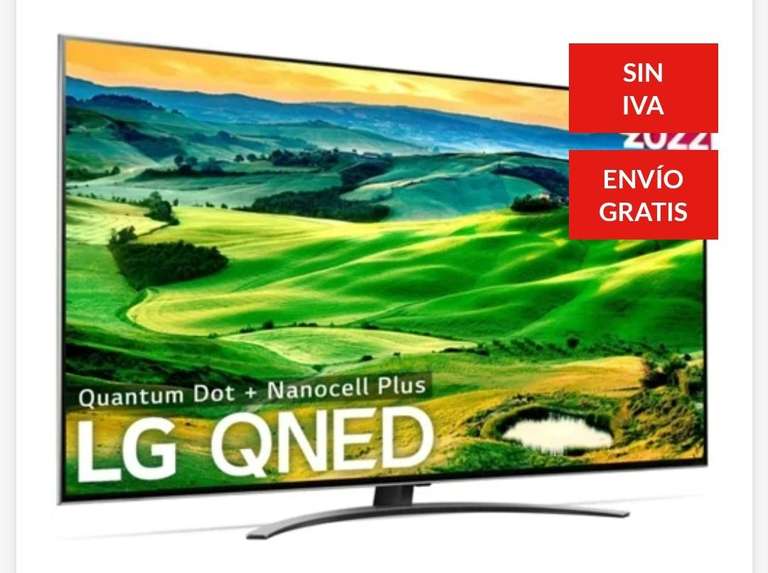 TV LG 55QNED826QB (QNED - 55'' - 4K Ultra HD - HDMI 2.1)[874'58€ con cupón Groupon]