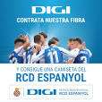 Camiseta Gratis RCDE Espanyol para clientes de Fibra DIGI