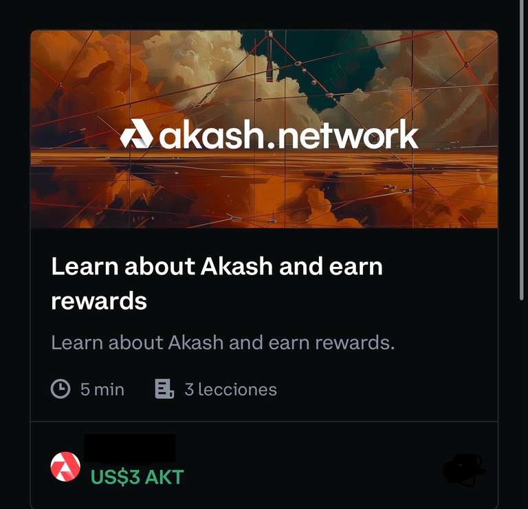 3$ gratis curso Akash