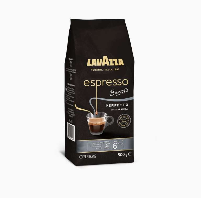 Lavazza, Espresso Barista Perfetto intensidad 6/10, Tueste Medio, 500 g. Precio mínimo