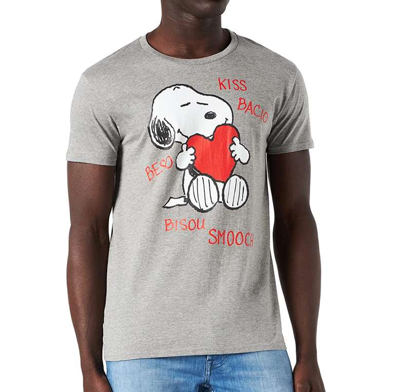 Camiseta gris Snoopy talla XL (S a 7,78€)