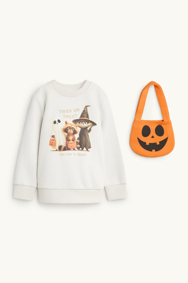 Conjunto - Halloween - sudadera y bolso - 2 prendas