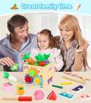 COOLJOYA Juguetes Montessori 2 3 4 Años | 6-IN-1 Cubo de Actividades | Acción de Gracias Navidad para Bebés Niño Niña