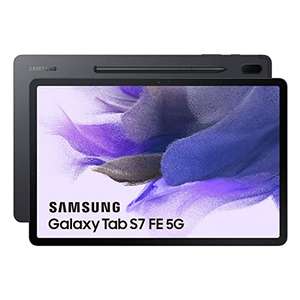 Samsung - Tableta Galaxy Tab S7 FE de 12.4 Pulgadas con 5G y Sistema Operativo Android 64 GB Negra ES versión