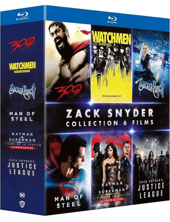 Pack 6 películas Zack Snyder