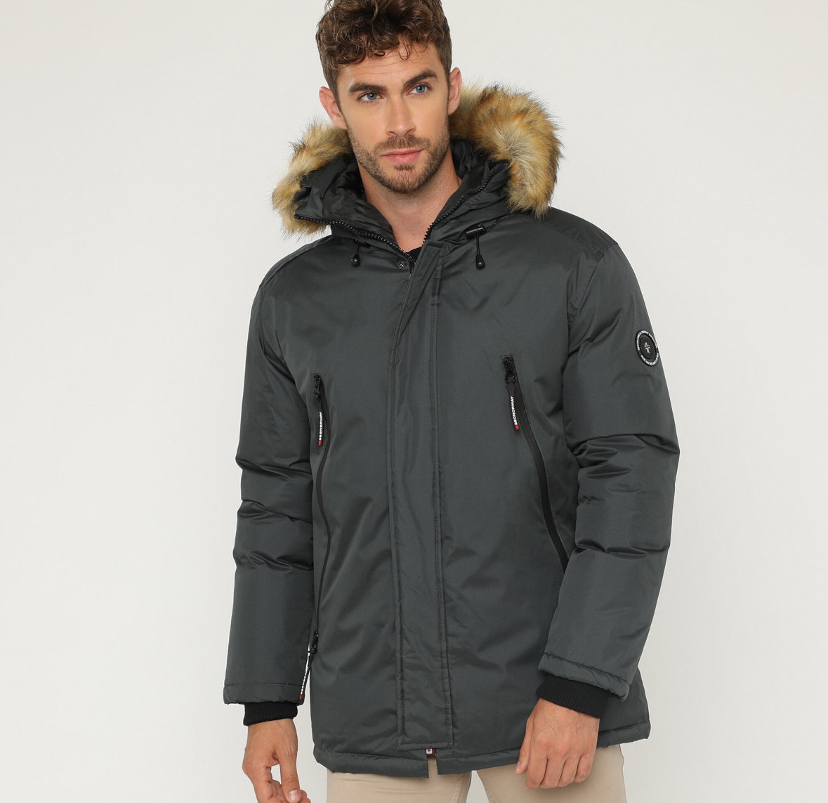GEOGRAPHICAL NORWAY - Anorak Driver - Gris oscuro