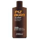 PIZ BUIN Allergy Protector Solar Corporal SPF 50+, Protección muy alta para pieles sensibles, Protección UVA/UVB, Rápida absorción, 200 ml