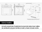 Horno - Samsung NV7B41301AS/U3, 76 l, Encastrable, Pirolítico, Acero Inoxidable