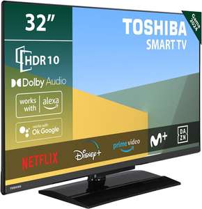 TV LED 32" (81,28 cm) Toshiba 32WV3E63DG, HD, Smart TV con envío gratis