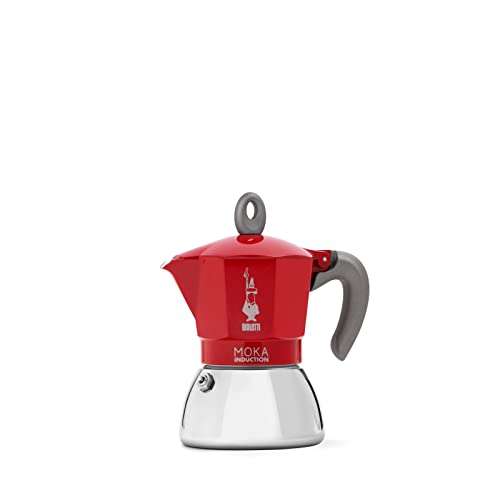 Bialetti - Cafetera Moka de Inducción, Adecuada para todo tipo de Placas, 6  Tazas de Café Espresso (270 Ml), Rojo » Chollometro