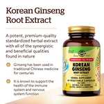 Solgar Ginseng Coreano Extracto de raíz Cápsulas vegetales - Envase de 60