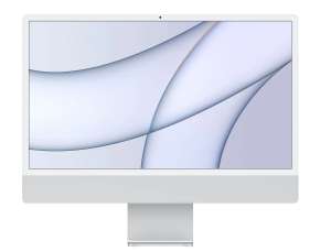 Apple iMac 24 (2021) Retina 4.5K, M1, 8GB, 256 GB SSD Plata