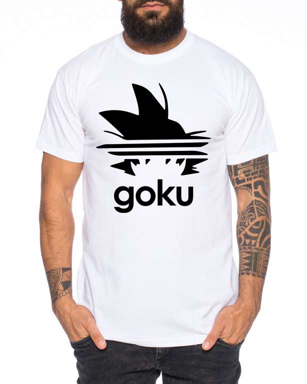 WhyKiki Adi Goku Camiseta de Hombre( 7 colores disponibles)