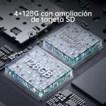 OPPO A57s 4G - 6,5" LCD HD+ (1612x720) 60Hz, MediaTek Helio G35, 4GB RAM+128GB ROM, 5000mAh, Carga 33W, NFC, Negro