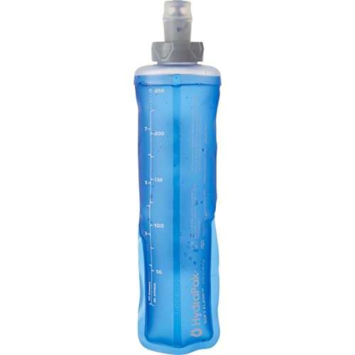 Salomon Softflask 250ml/8oz 28mm tapa botella de agua Flexible Compatible con Active Skin Trailblazer Hydra Vest Trail Running senderismo