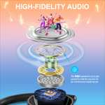 POMUIC Auriculares Inalámbricos Deportivos Bluetooth 5.3, 120H de Reproducción con Cancelación Ruido