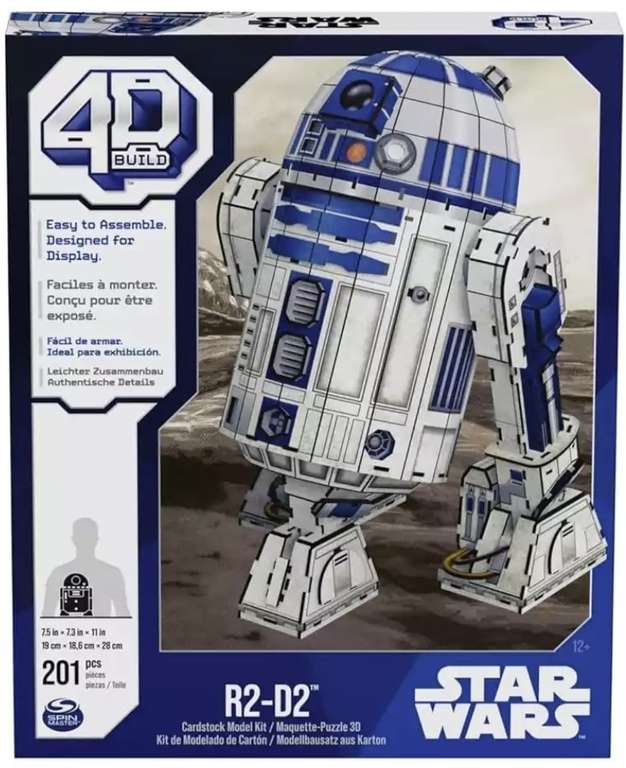 4D Build - R2-D2, Star Wars Puzzle