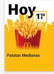 Patatas Medianas por 1.5€ a través de la app (Hasta el 11/04)