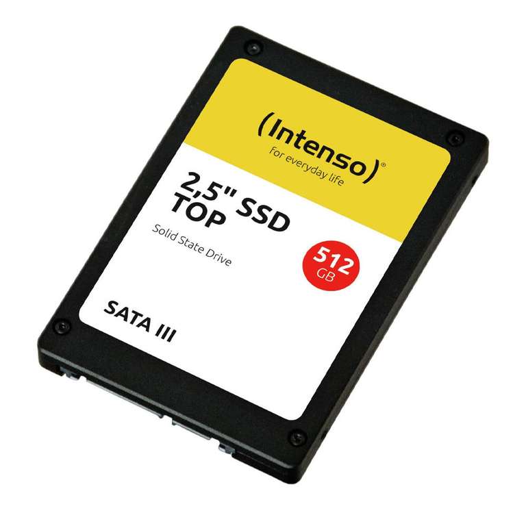 Disco Duro Interno SSD Intenso 512GB TOP SATA3 2,5. Oferta Válida Para Nuevos Usuarios.