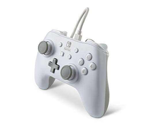 Mando con cable PowerA para Nintendo Switch - Blanco