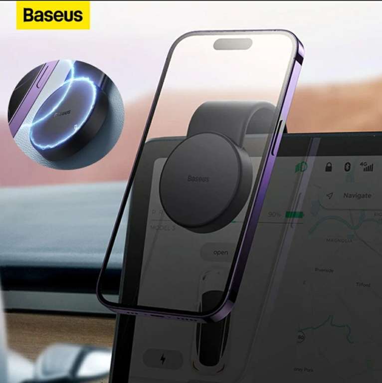Baseus-soporte magnético de teléfono para coche
