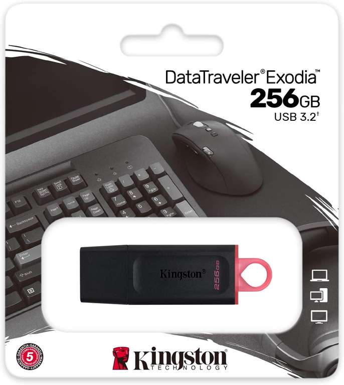 Kingston Exodia USB 3.2 256GB solo 12.9€