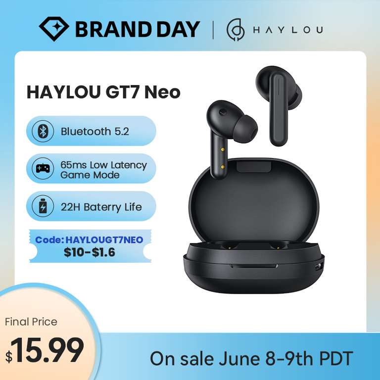 HAYLOU-auriculares inalámbricos GT7 Neo TWS,