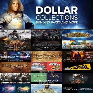 Dollar Collection Packs a 1€ [Trópico, Men of War, Postal, Deep Sky, King's Bounty, Dungeons, Bridge Constructor,Port Royale, Distraint ]
