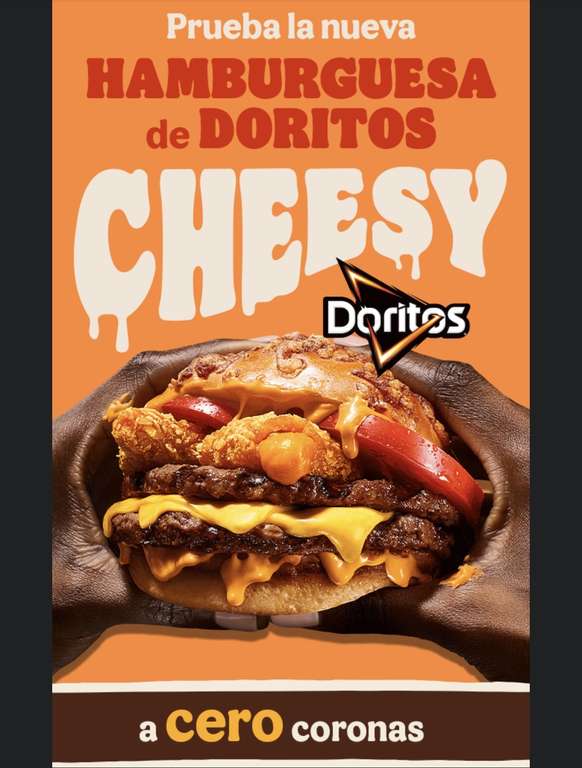 Hamburguesa de Doritos Cheesy [0 coronas] (Cuentas seleccionadas)