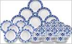 Vajilla de porcelana de 6 servicios 30 piezas, con un diseño elegante para su mesa. Bengoa gourmet Tools
