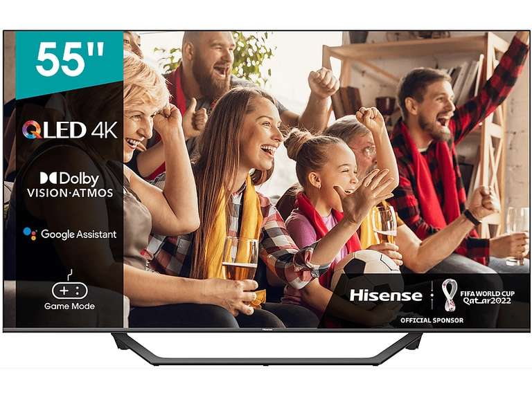 TV Hisense 55" QLED 4K Ultra HD