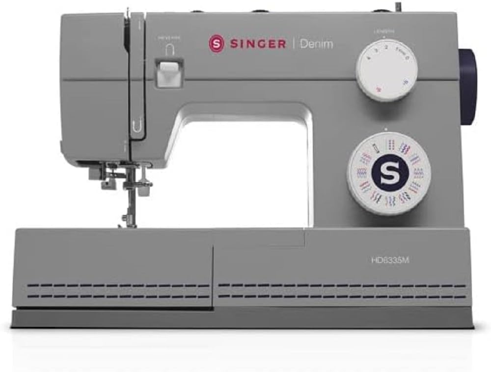 Singer “Heavy Duty Jeans 6335M Denim” - Macchina da cucire a 32 punti con potente motore per