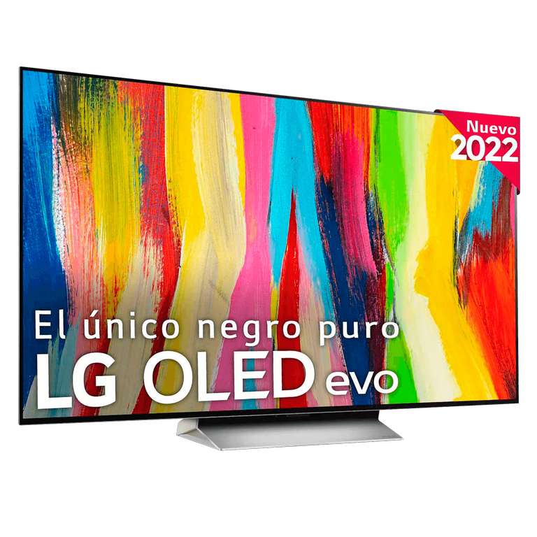 TV OLED 55 pulgadas - LG OLED55C25LB, OLED + 100€ reembolso (65 pulgadas por 1519€ + 100€ de reembolso)