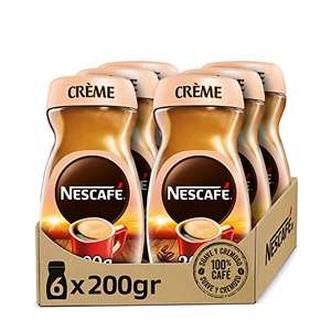 6x200g Café Nescafé crème (~26,86€ con compra recurrente)